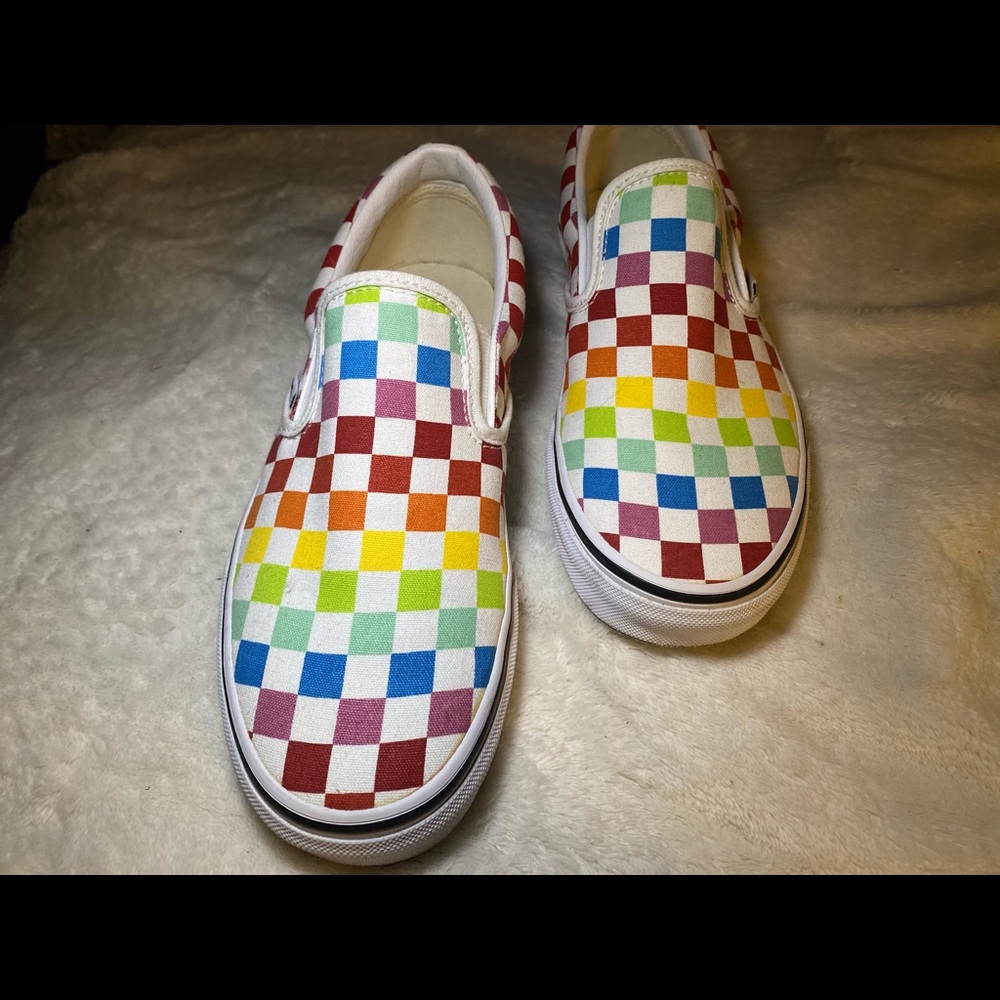 Checkered vans